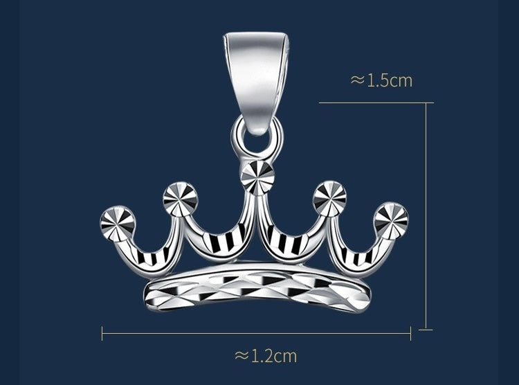 Mirror Cut Crown Pendant