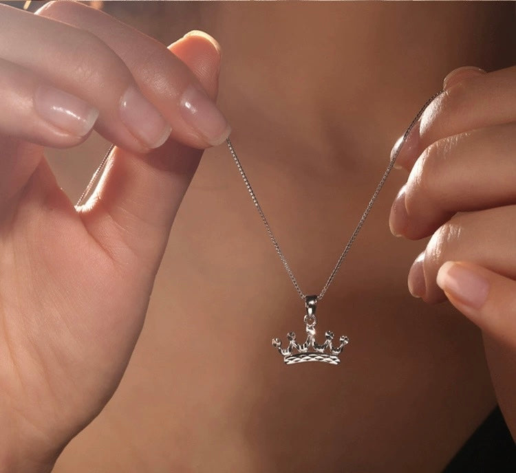 Mirror Cut Crown Pendant