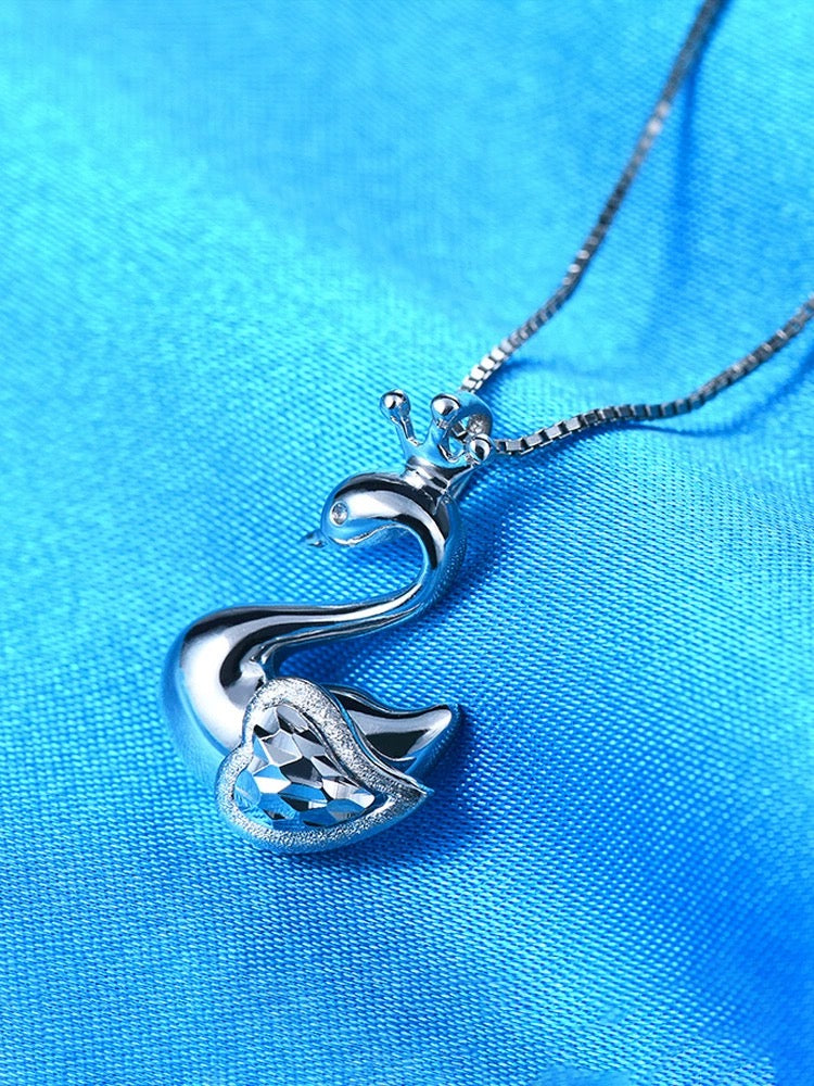 Lover Swan Charm Pendant