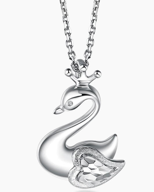 Lover Swan Charm Pendant