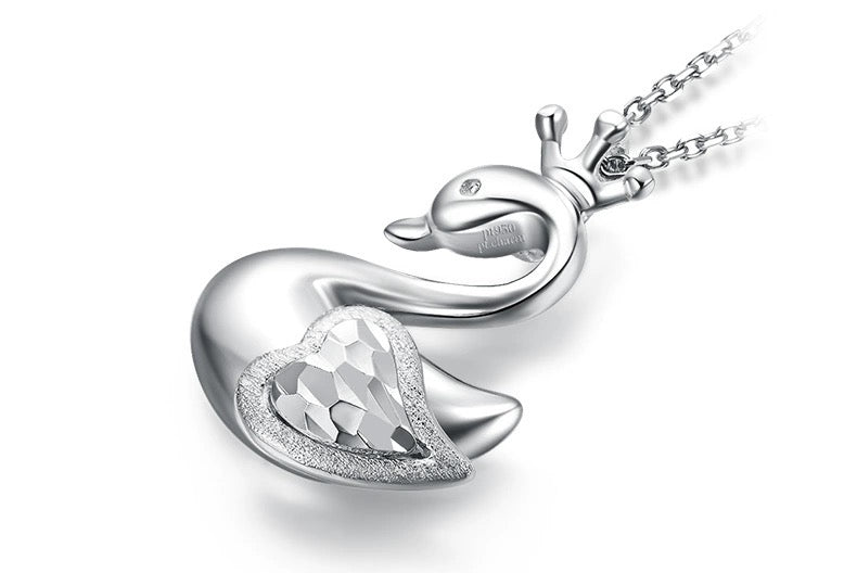 Lover Swan Charm Pendant