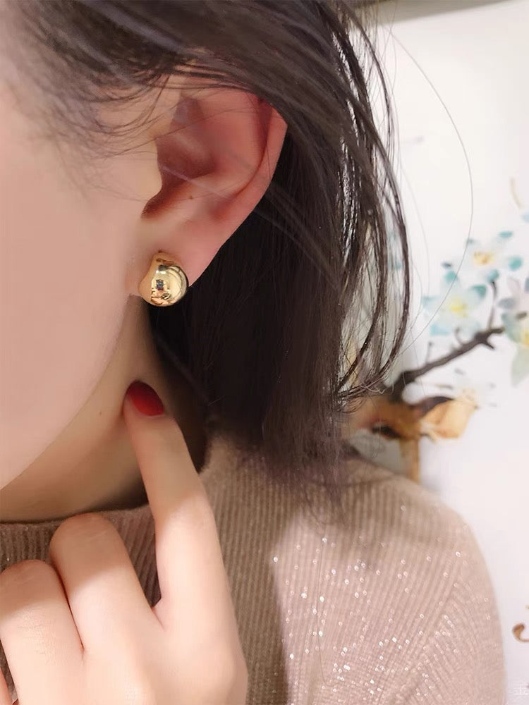 Bubble Drop Stud Earrings