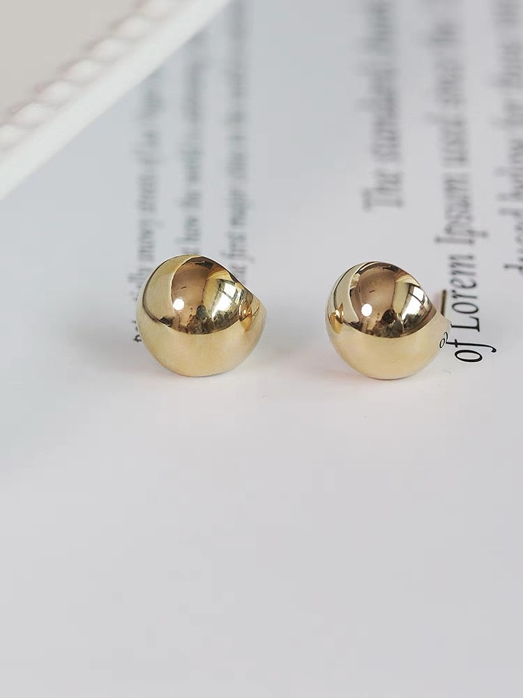 Bubble Drop Stud Earrings