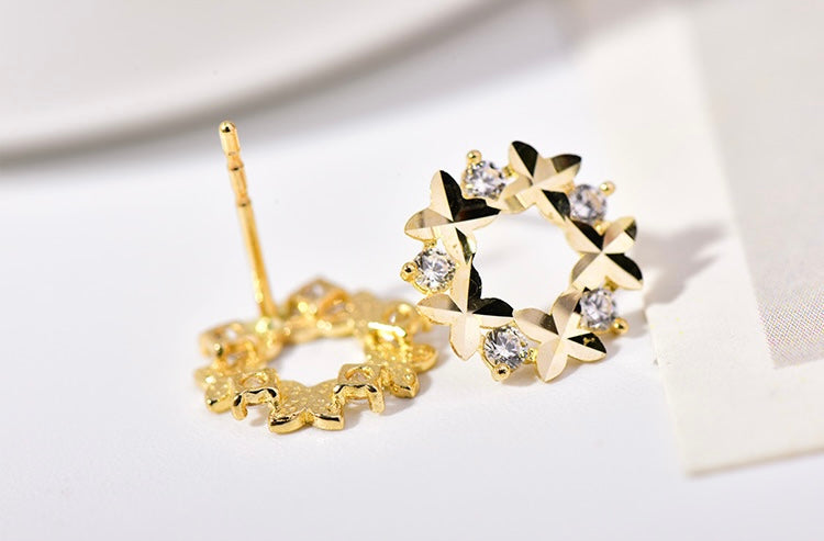 Charlotte Wreath Stud Earrings