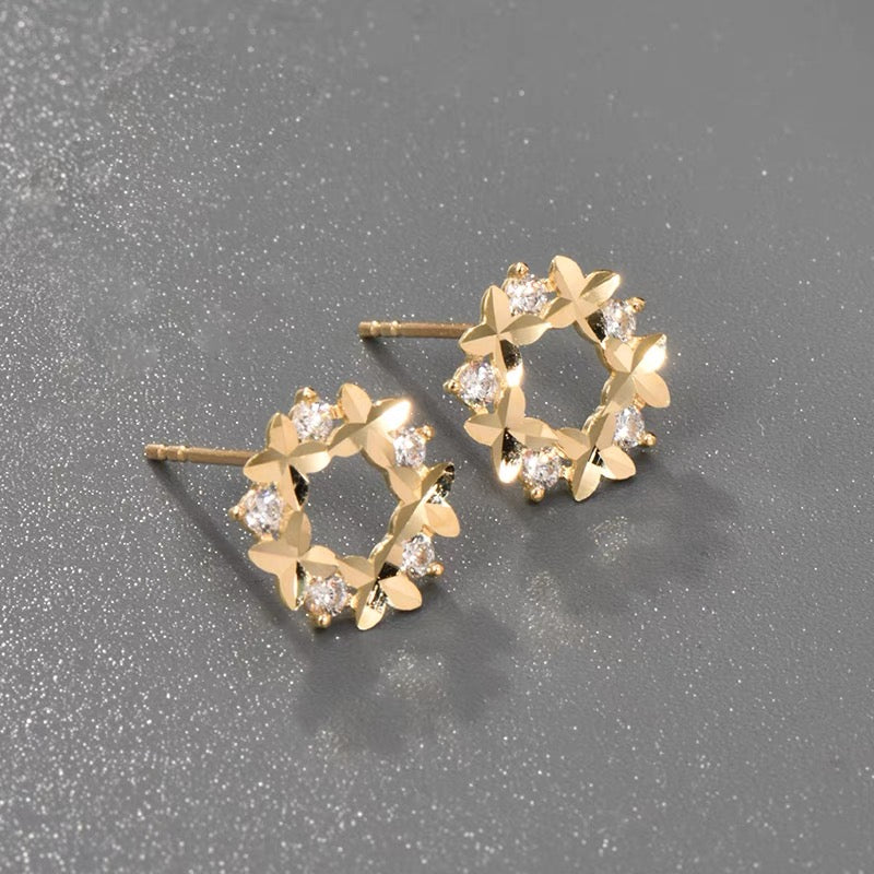 Charlotte Wreath Stud Earrings