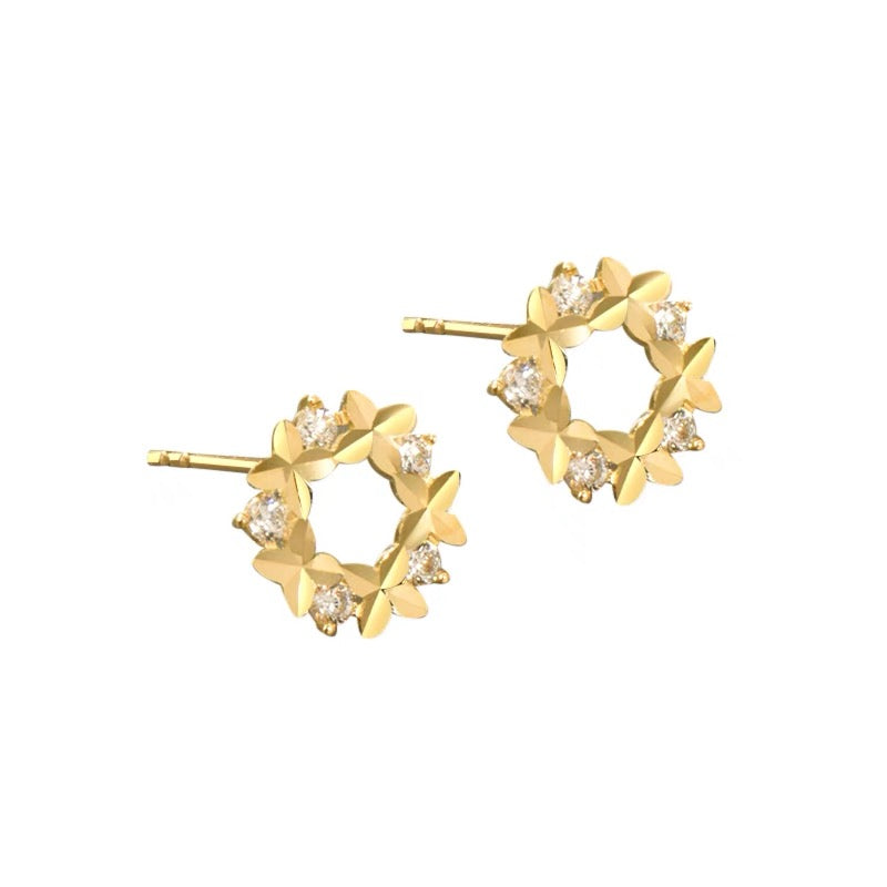 Charlotte Wreath Stud Earrings