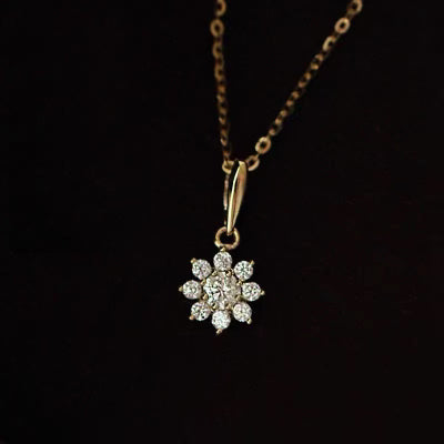 Horizon Sun Charm Necklace