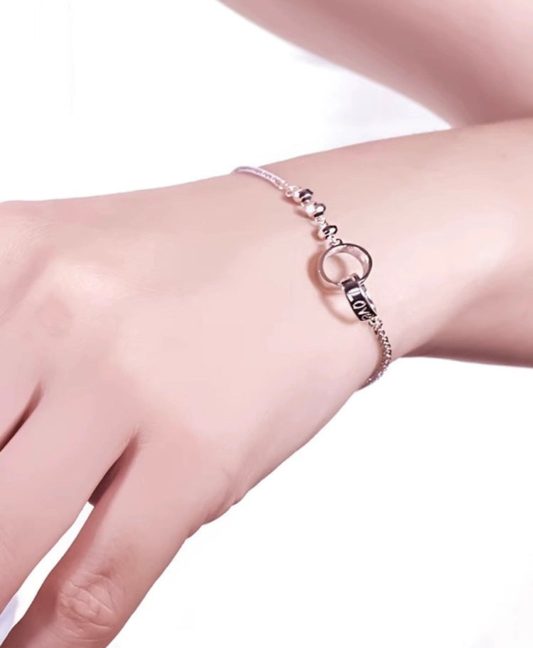 Interlinked Love Rings Bracelet