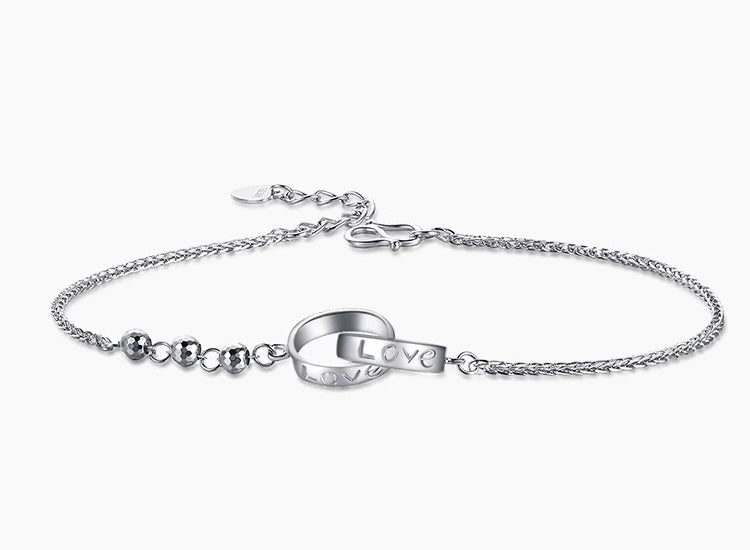 Interlinked Love Rings Bracelet