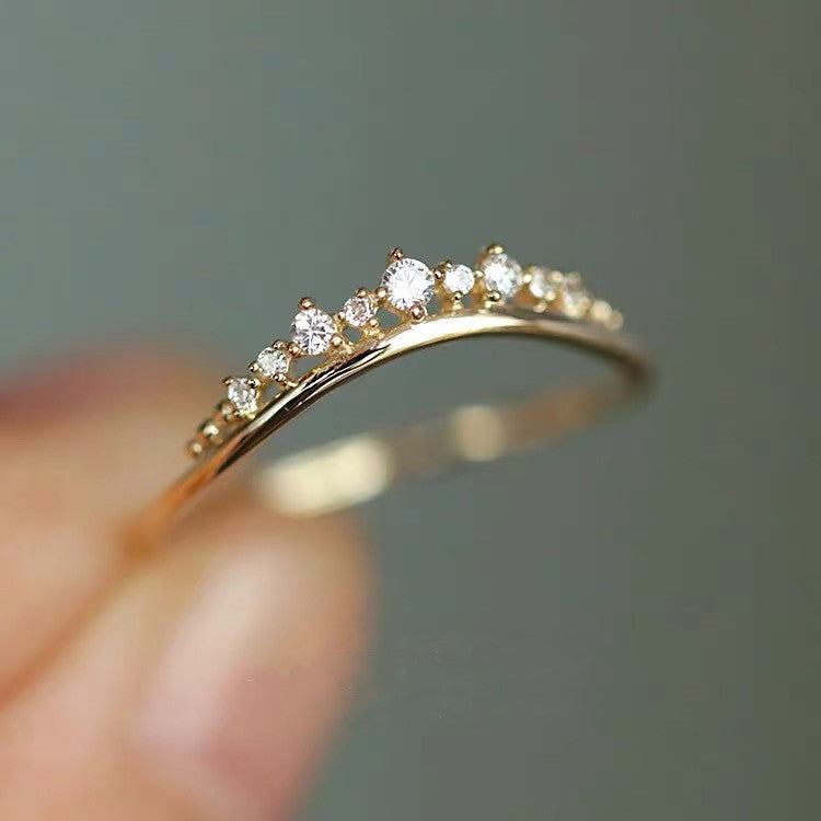 Jubilee Crown Stackable Ring