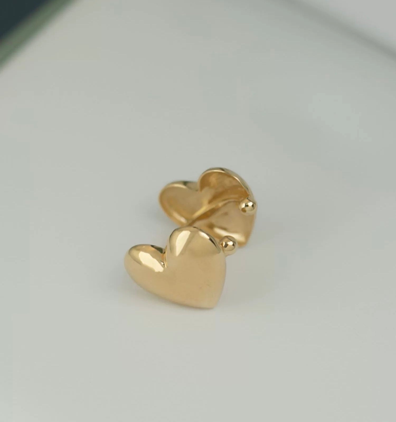 Heart Case Ear Cuff Earrings