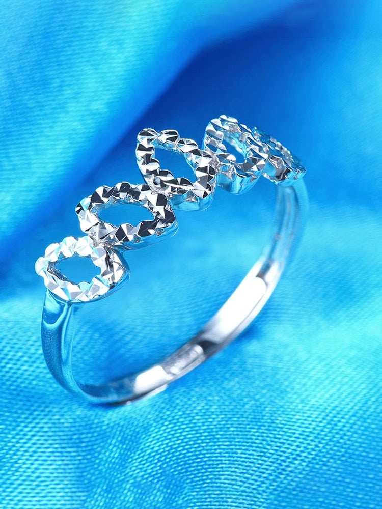 Petal Crown Stackable Ring