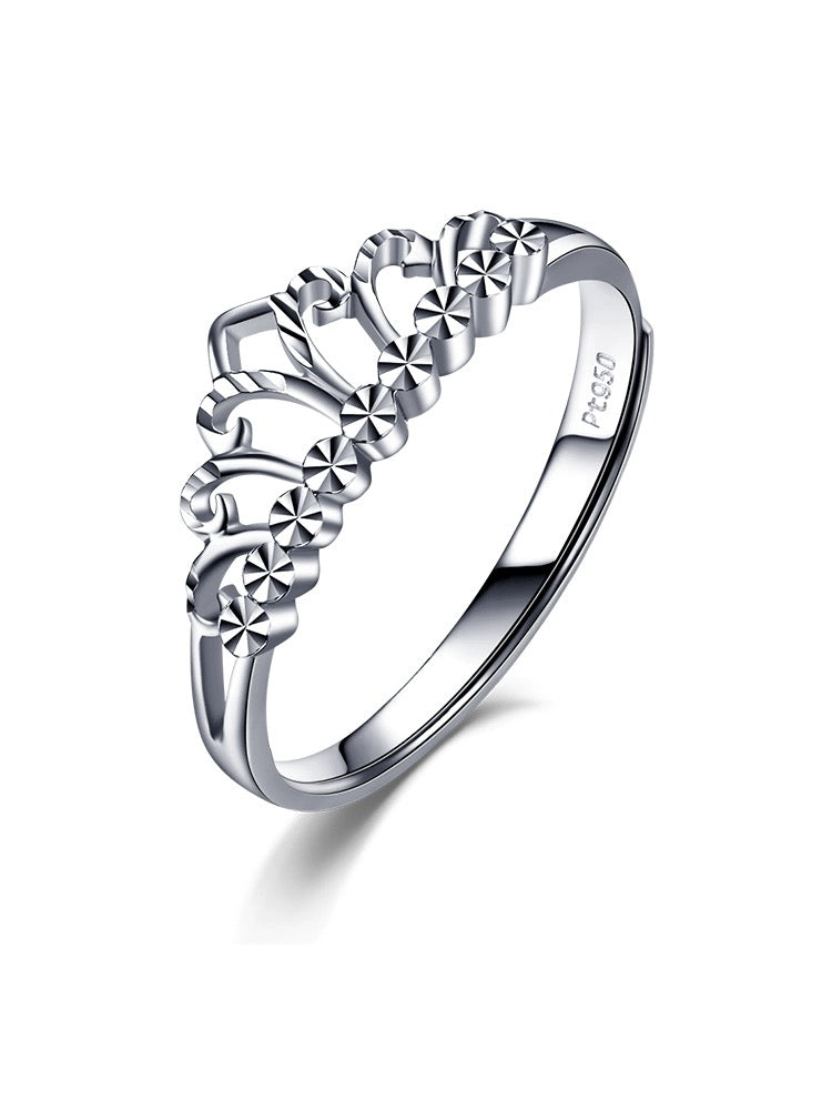 Regency Crown Stackable Ring