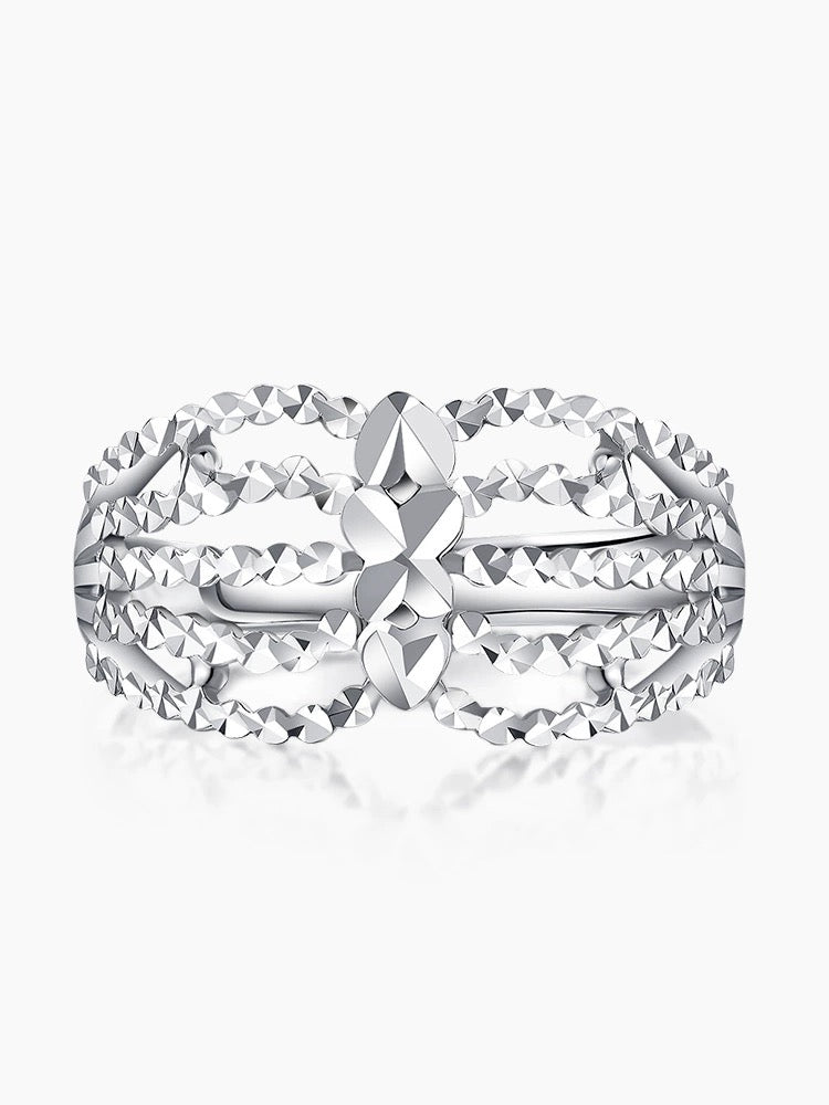 Dazzle Fan Tiara Statement Ring