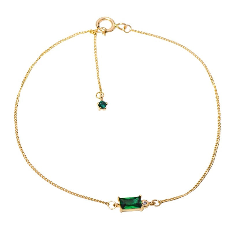 Siloh Hanging Green Bracelet