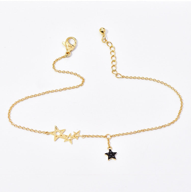 Vera Star Adjustable Anklet