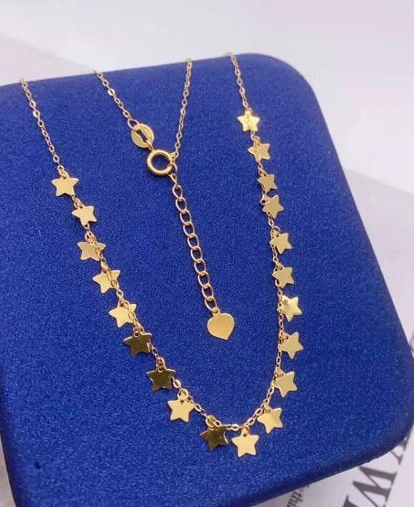 Capital Stars Chain Necklace