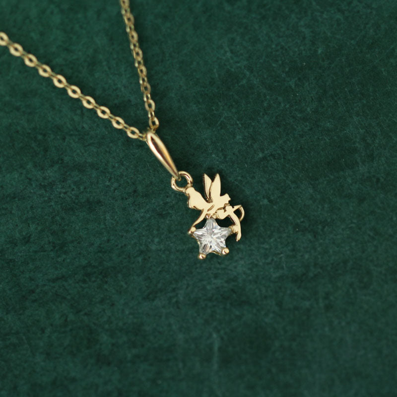 Tinkerbell Star Charm Necklace