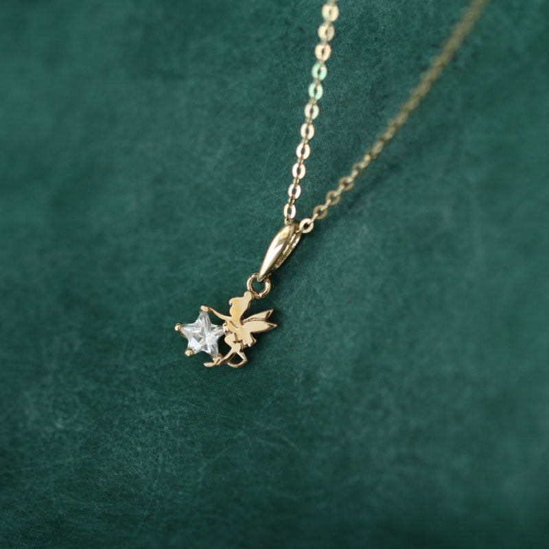 Tinkerbell Star Charm Necklace