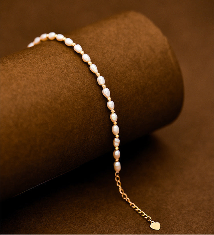 Darling Bead & Pearl Bracelet