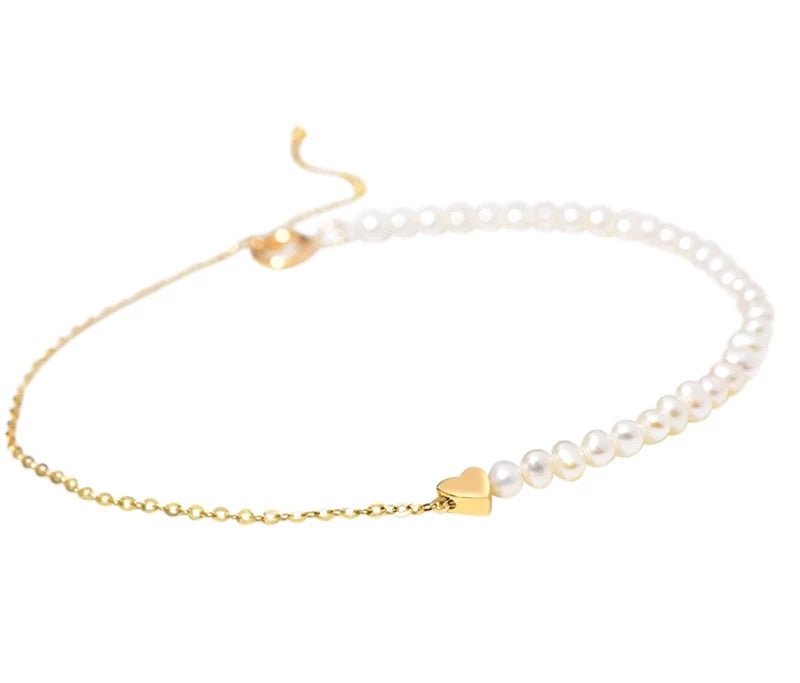 Quailey Pearl & Chain Bracelet