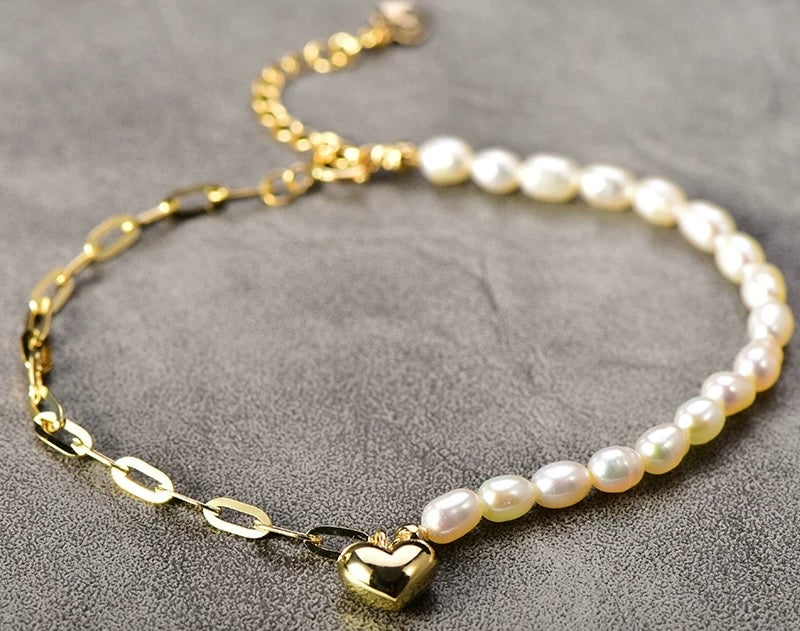 Song Sweetie Pearl Heart Bracelet