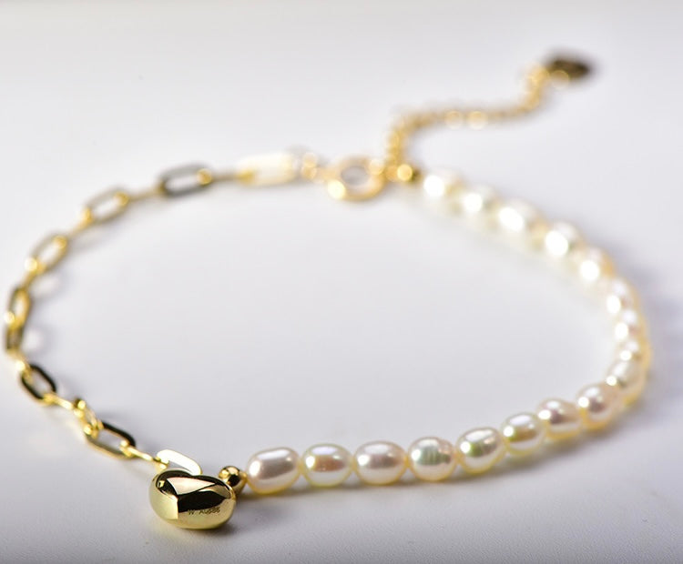 Song Sweetie Pearl Heart Bracelet