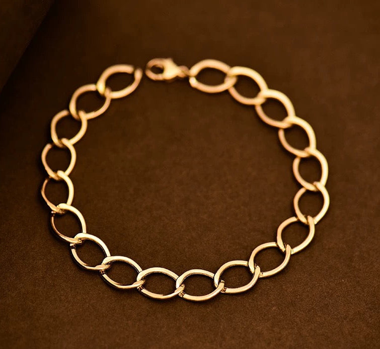 Large Oval Link Chain Bracelet