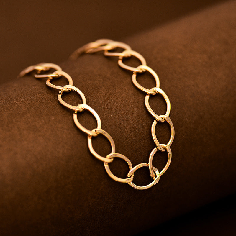 Large Oval Link Chain Bracelet