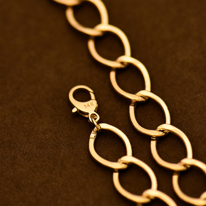 Large Oval Link Chain Bracelet