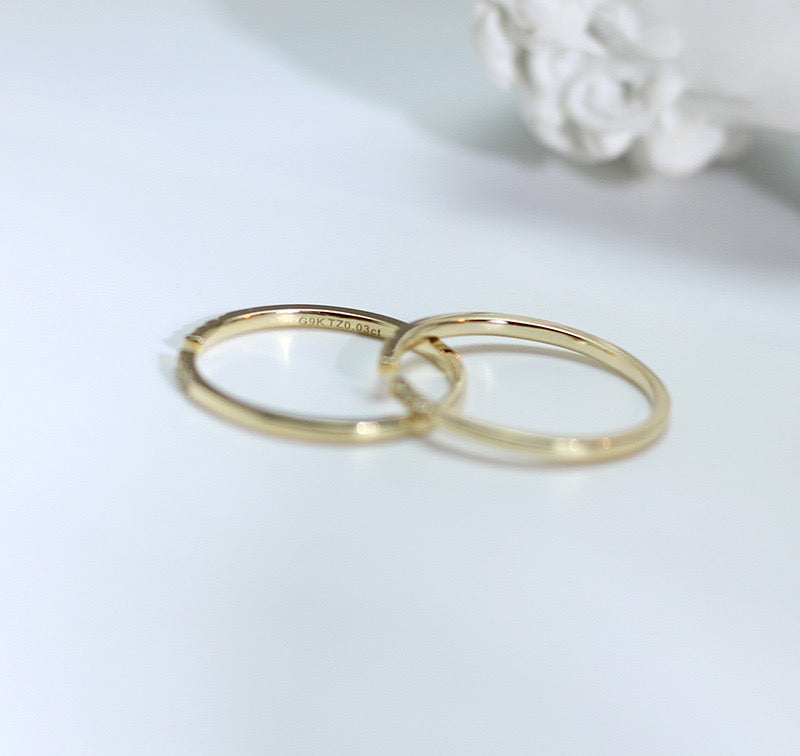 Open Glint Stackable Ring