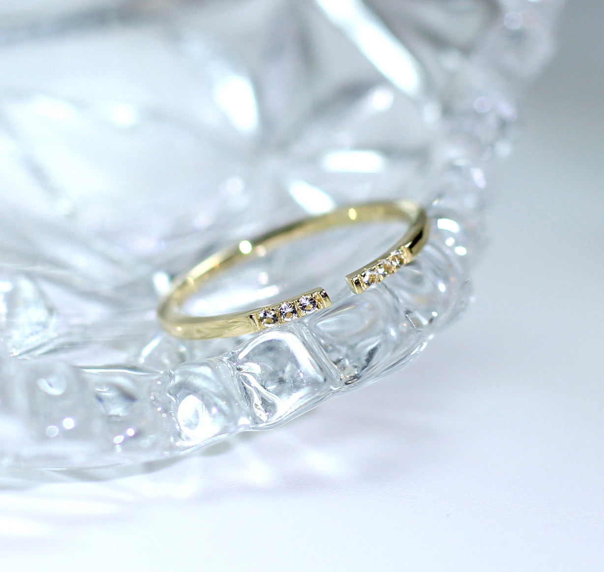 Open Glint Stackable Ring