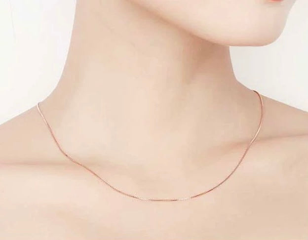 Fine Box Chain Necklace