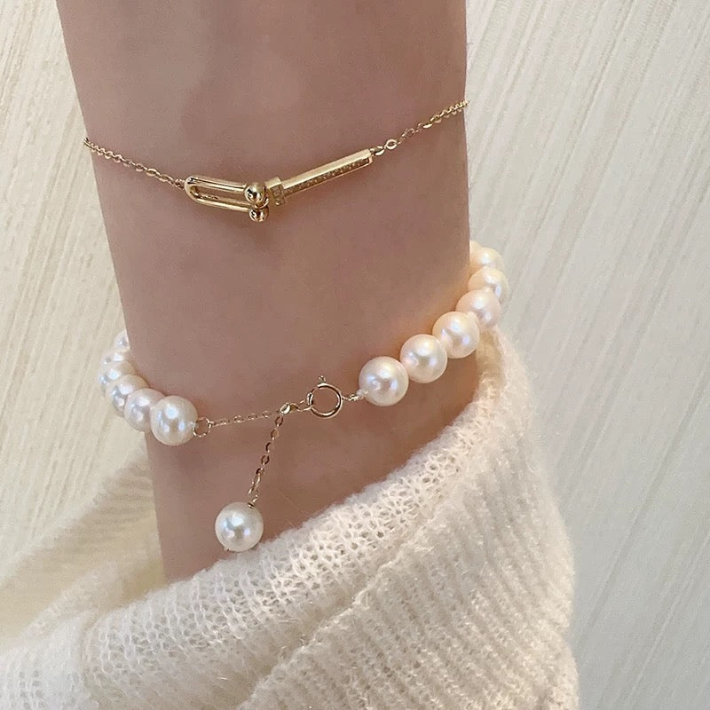 Chunky Pearl Bracelet