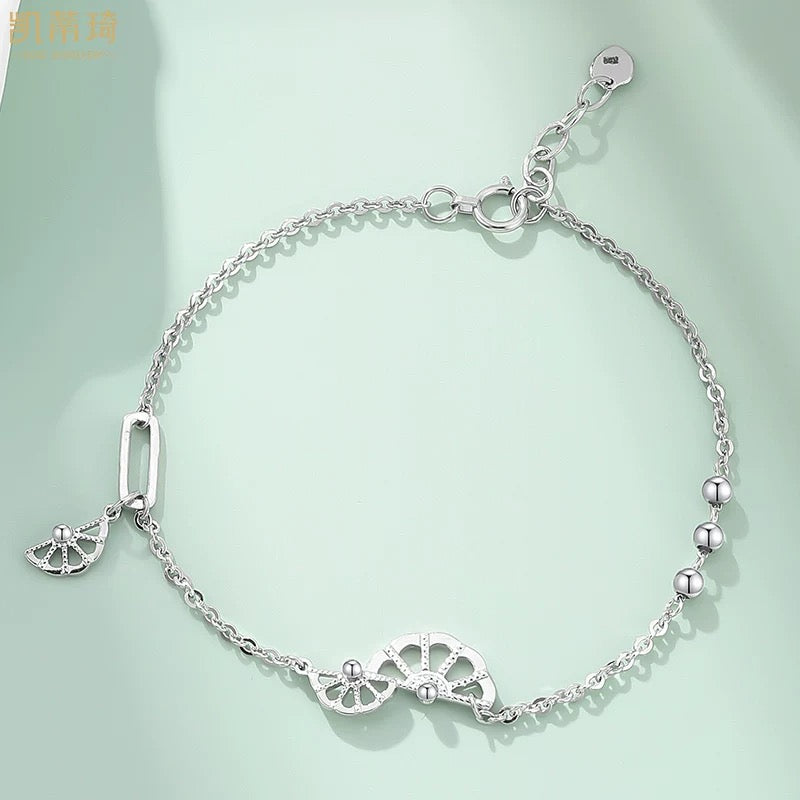 Japanese Fan Charms Bracelet