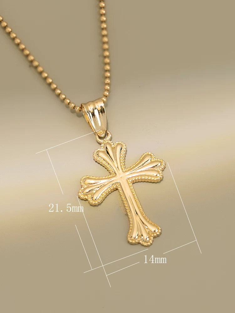 Vintage Cross Charm Pendant