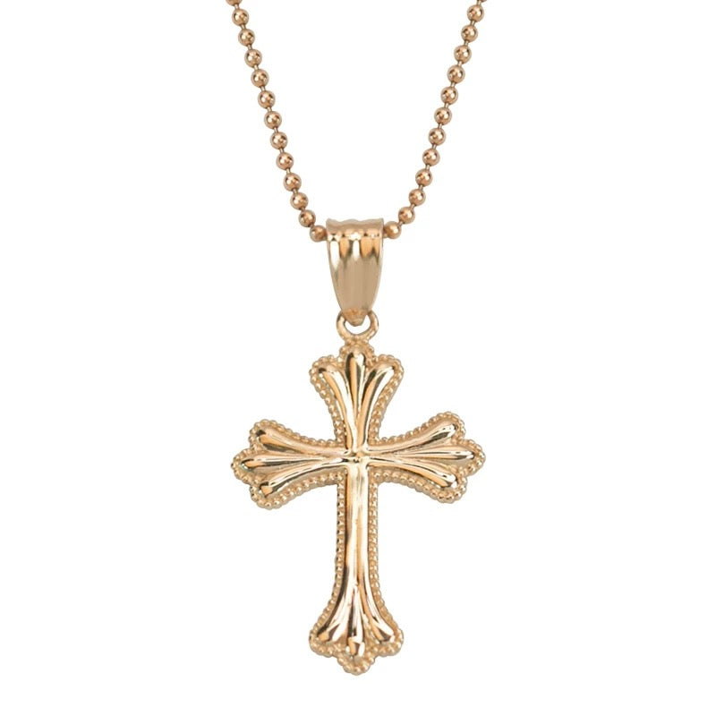 Vintage Cross Charm Pendant