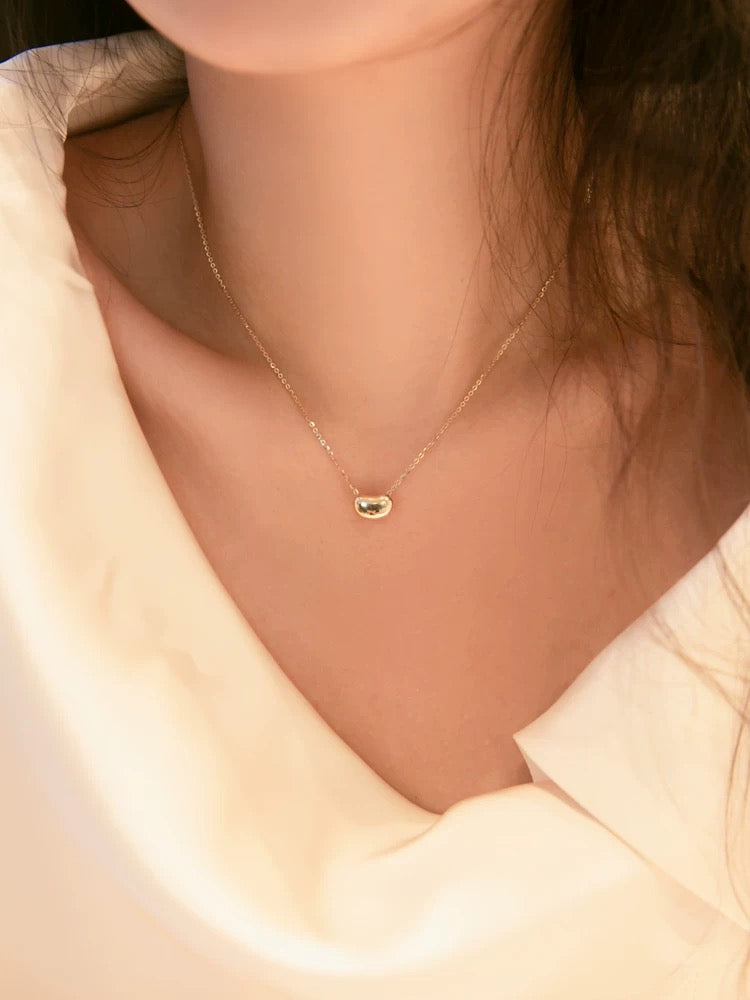 Shiny Bean Charm Pendant