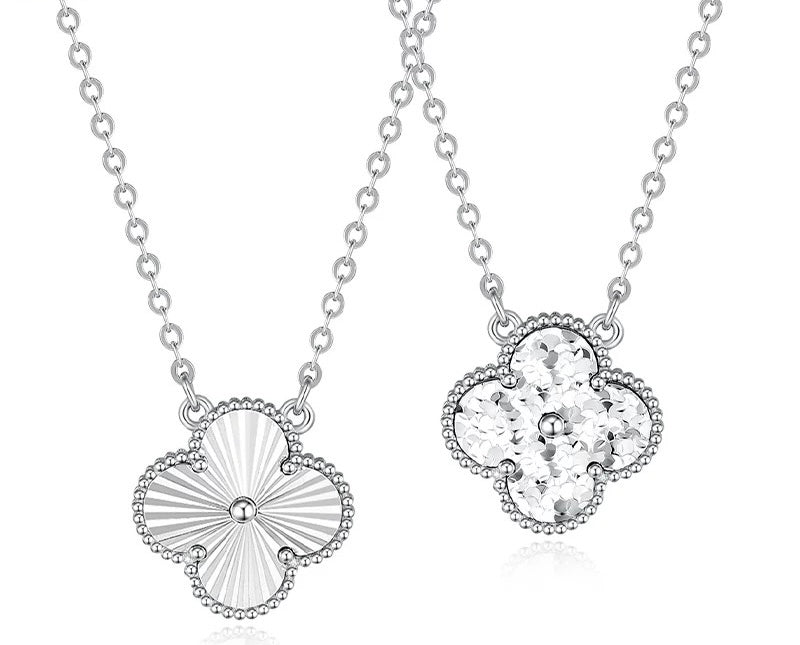 Double Sided Clover Necklace