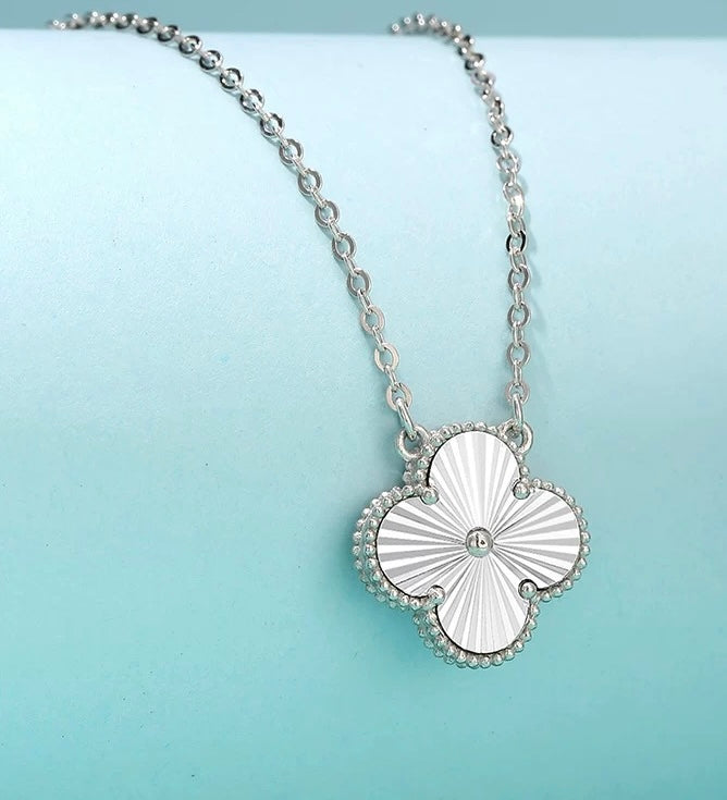 Double Sided Clover Necklace