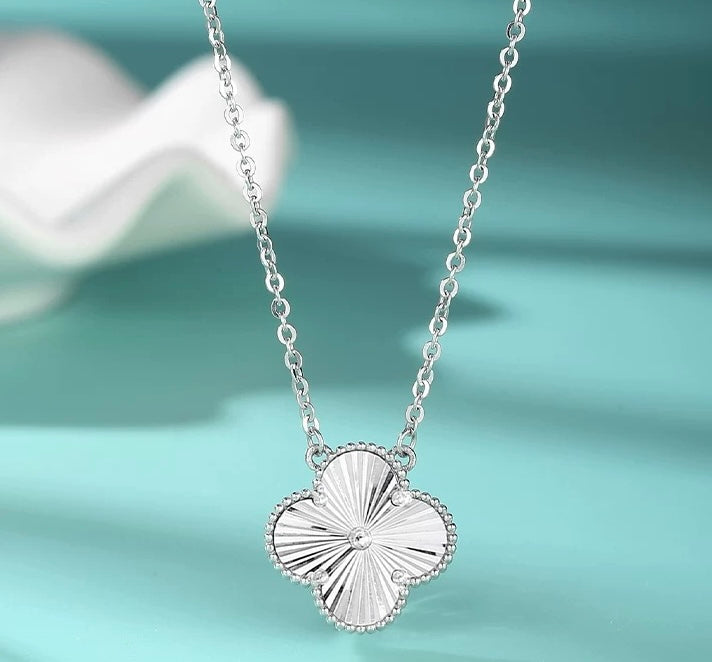 Double Sided Clover Necklace