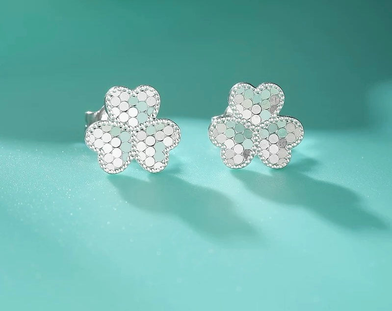 Sequin Sweetheart Stud Earrings