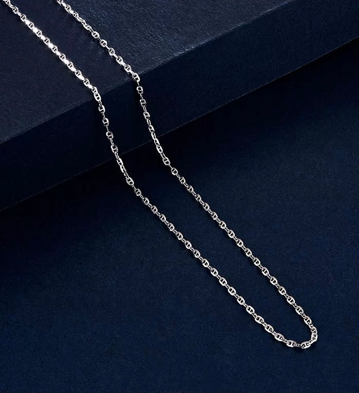 Mariner Anchor Chain Necklace