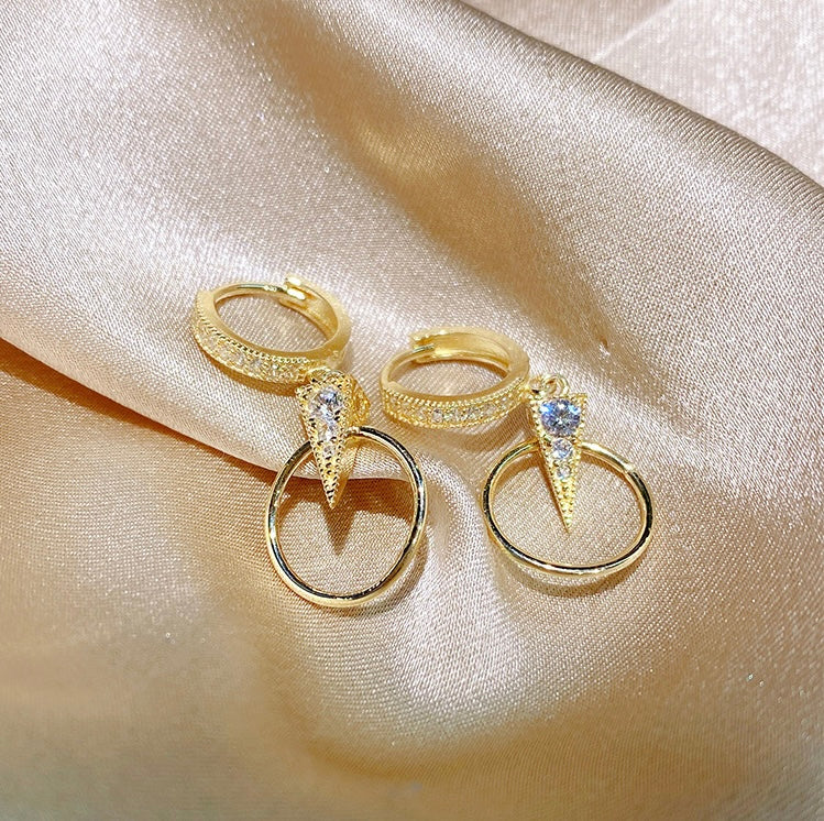 Bollywood Goddess Huggie Hoops