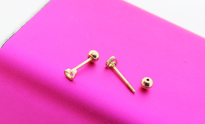 Tiny Heart Stud Earrings