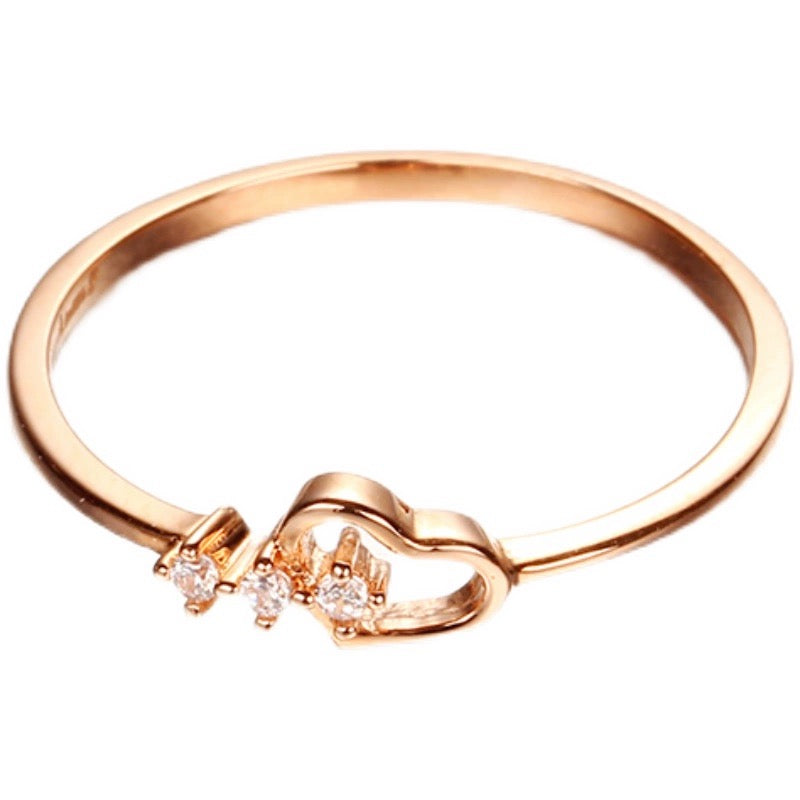 Twinkle Heart Stackable Ring