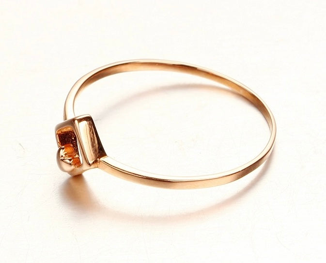 Love Square Stackable Ring