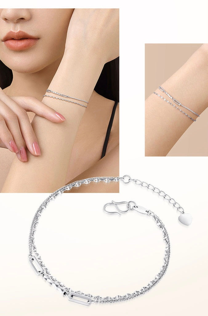 Kiera Dual Chain Bracelet