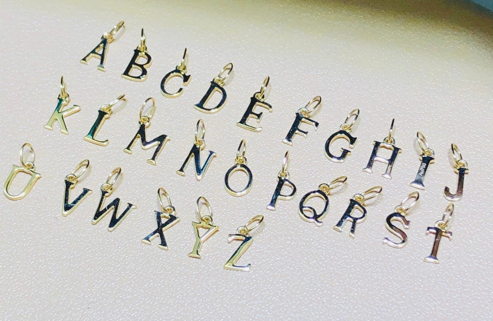 Capital Alphabet Charm Pendant