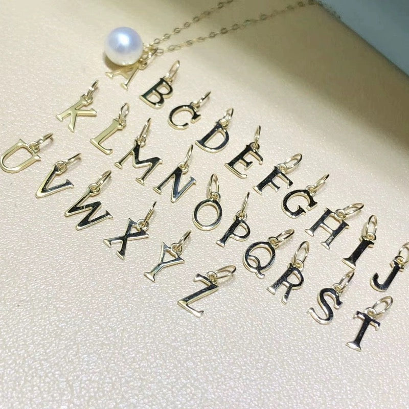 Capital Alphabet Charm Pendant